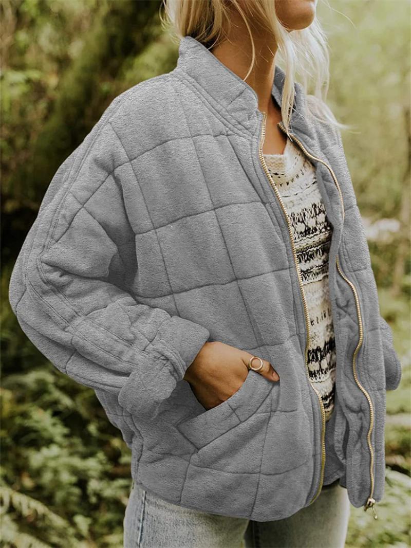 Odette Women's Quilted Jacket - styled view