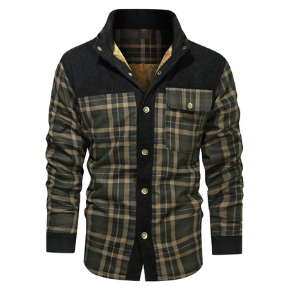 Ulric Men's Plaid Jacket - full-length view