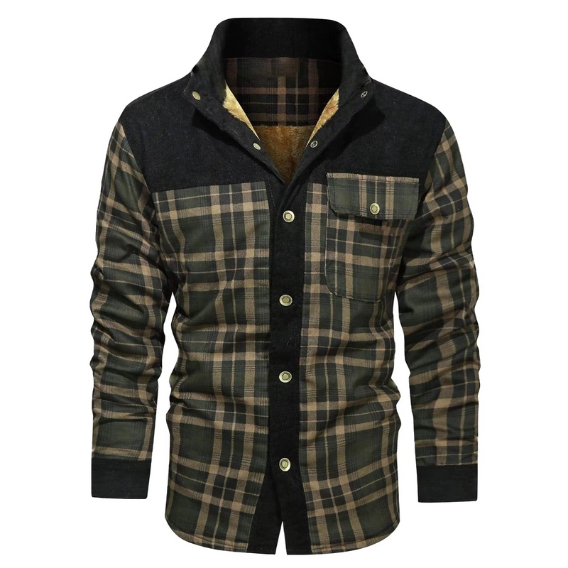 Ulric Men's Plaid Jacket - full-length view