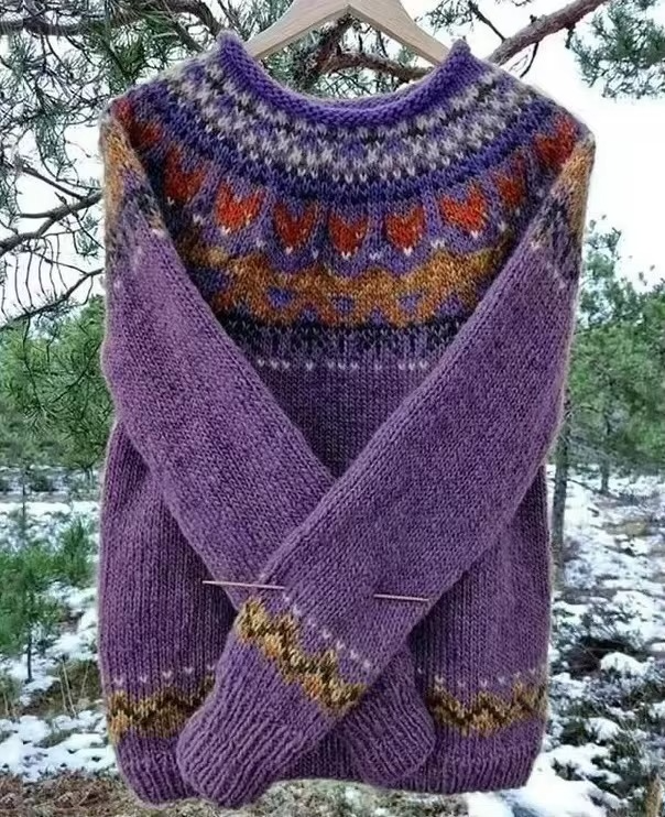 Rhea Women's Sweater - back view