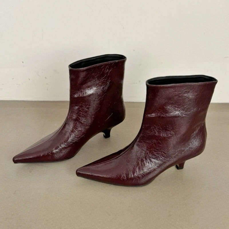 Rhea Women's Ankle Boots - styled view
