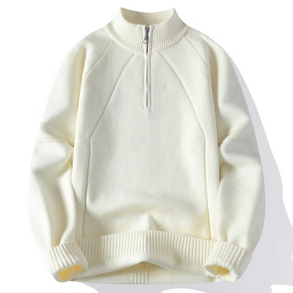 Yves Men's Sweater - fabric and finish detail