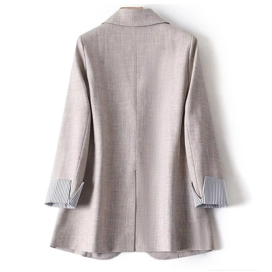 Nadia Women's Plaid Blazer - full-length view