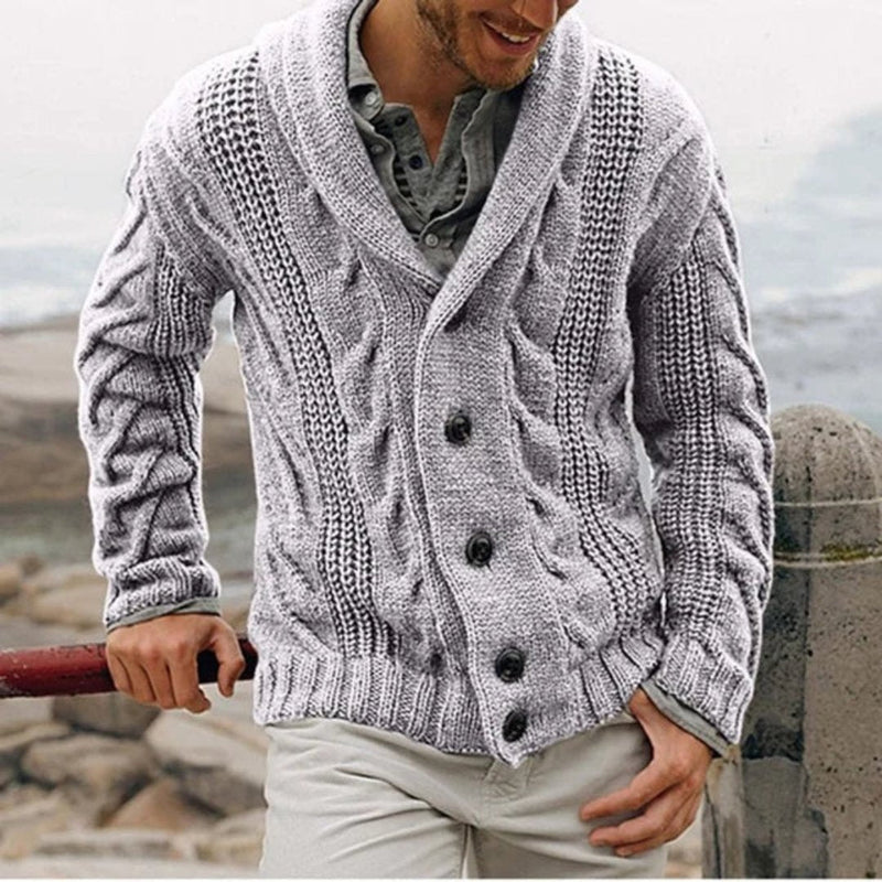 Soren Men's Cardigan - back view