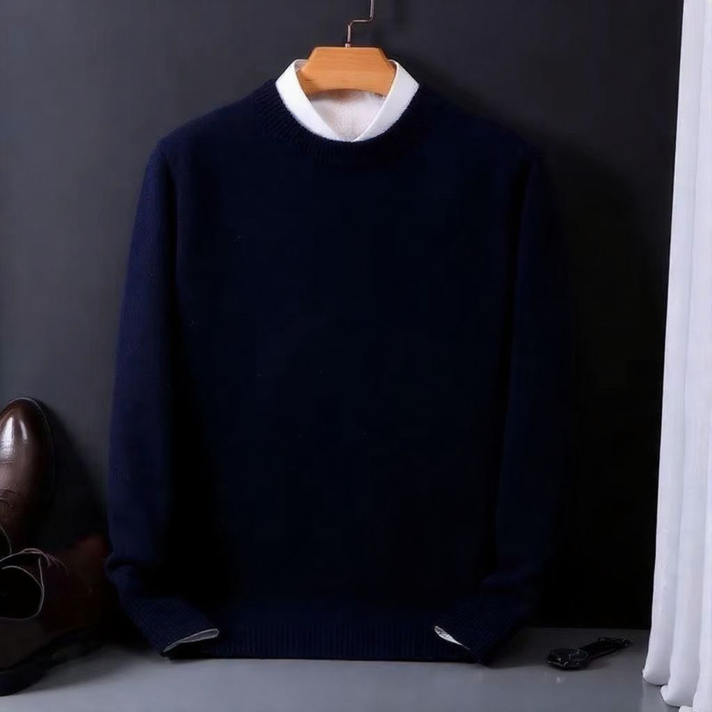Caleb Men's Oversized Sweater - shown in use