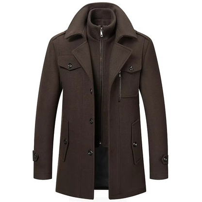 Sawyer Men's Trench Coat - back view