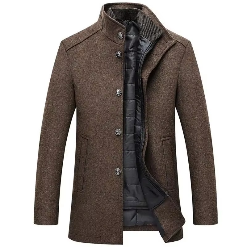 Marlow Men's Coat - fabric and finish detail