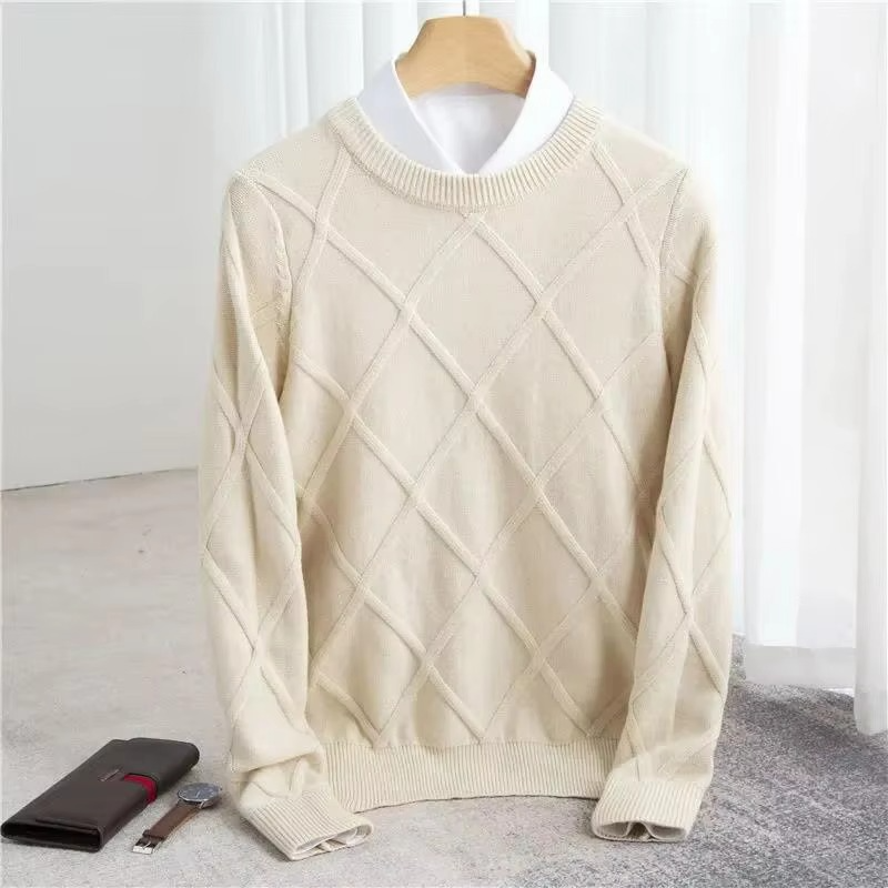 Felix Men's Sweater | Classic, Cashmere, Crewneck