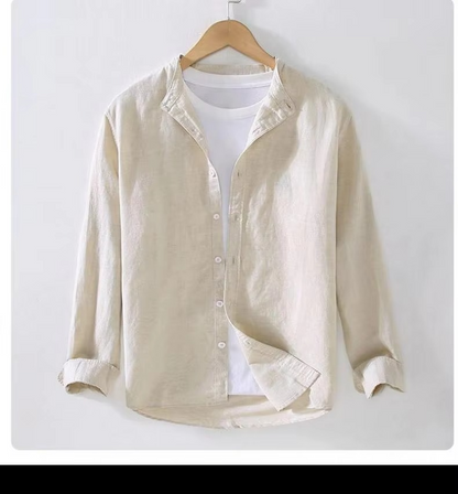 Vance Men's Linen Shirt - shown in use