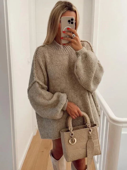 Iris Women's Oversized Sweater - front view