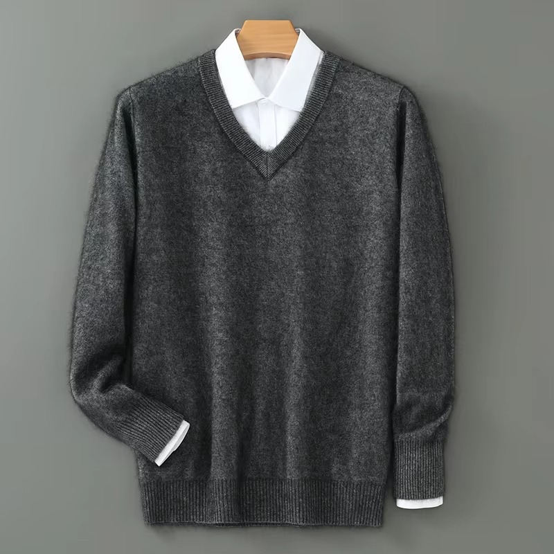 Yves Men's Sweater - close-up detail