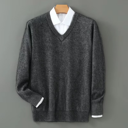 Yves Men's Sweater - close-up detail