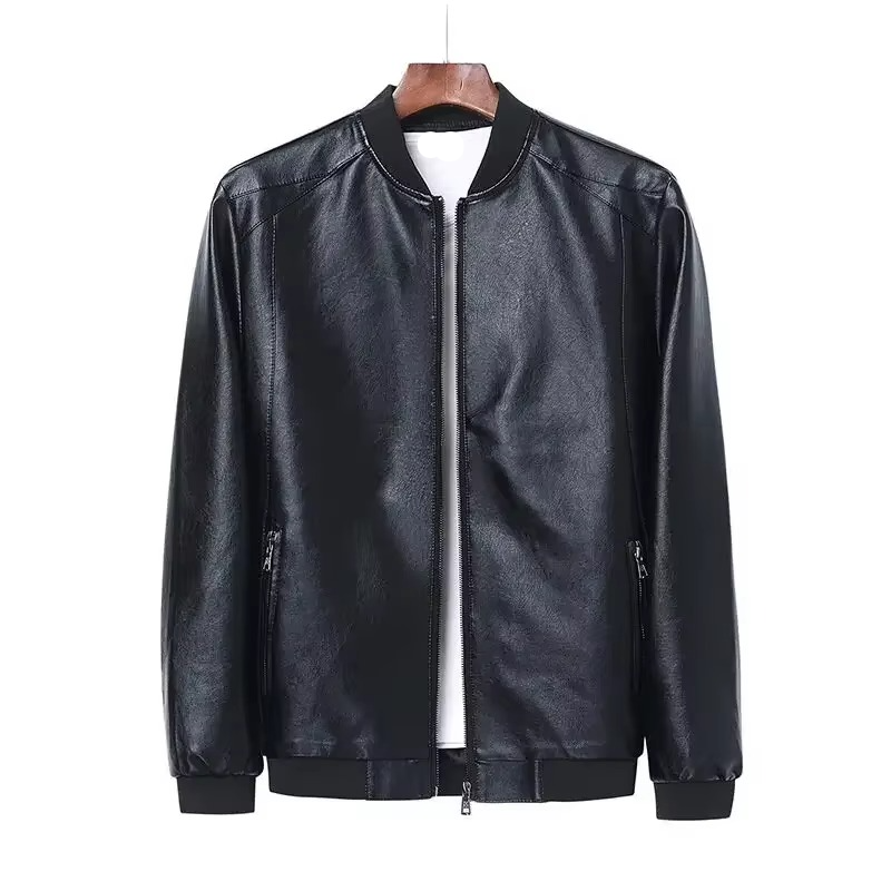 Fabian Men's Jacket | Biker, Slim Fit, Faux Leather