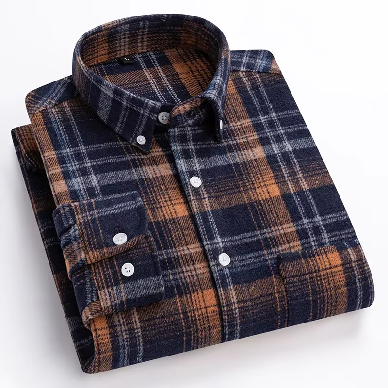 Otis Men's Plaid Shirt - flat lay