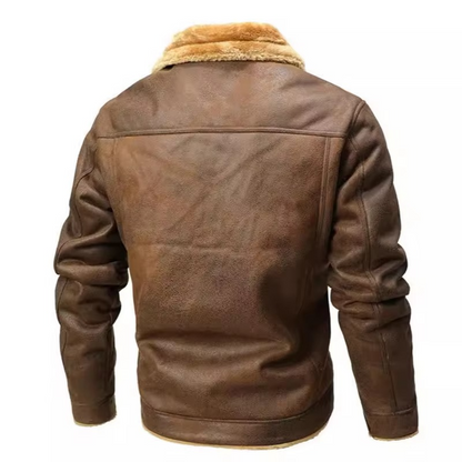 Nolan Men's Suede Coat - flat lay