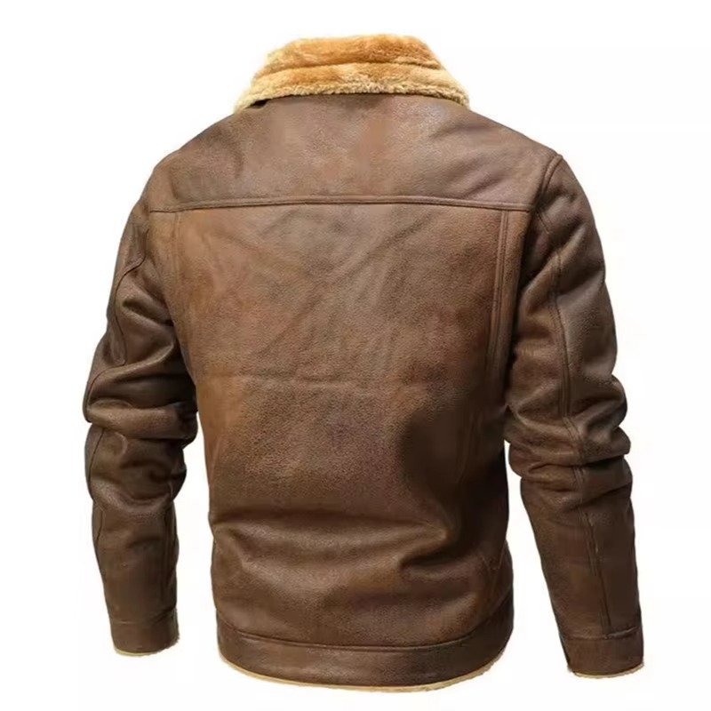 Nolan Men's Suede Coat - flat lay