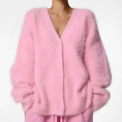 Sophie Women's Oversized Cardigan - fabric and finish detail
