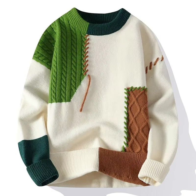 Silas Men's Sweater - close-up detail