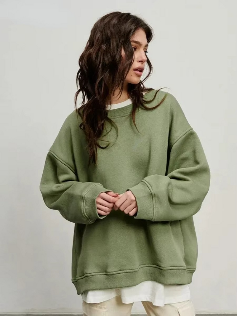 Elena Women's Oversized Sweatshirt - front view