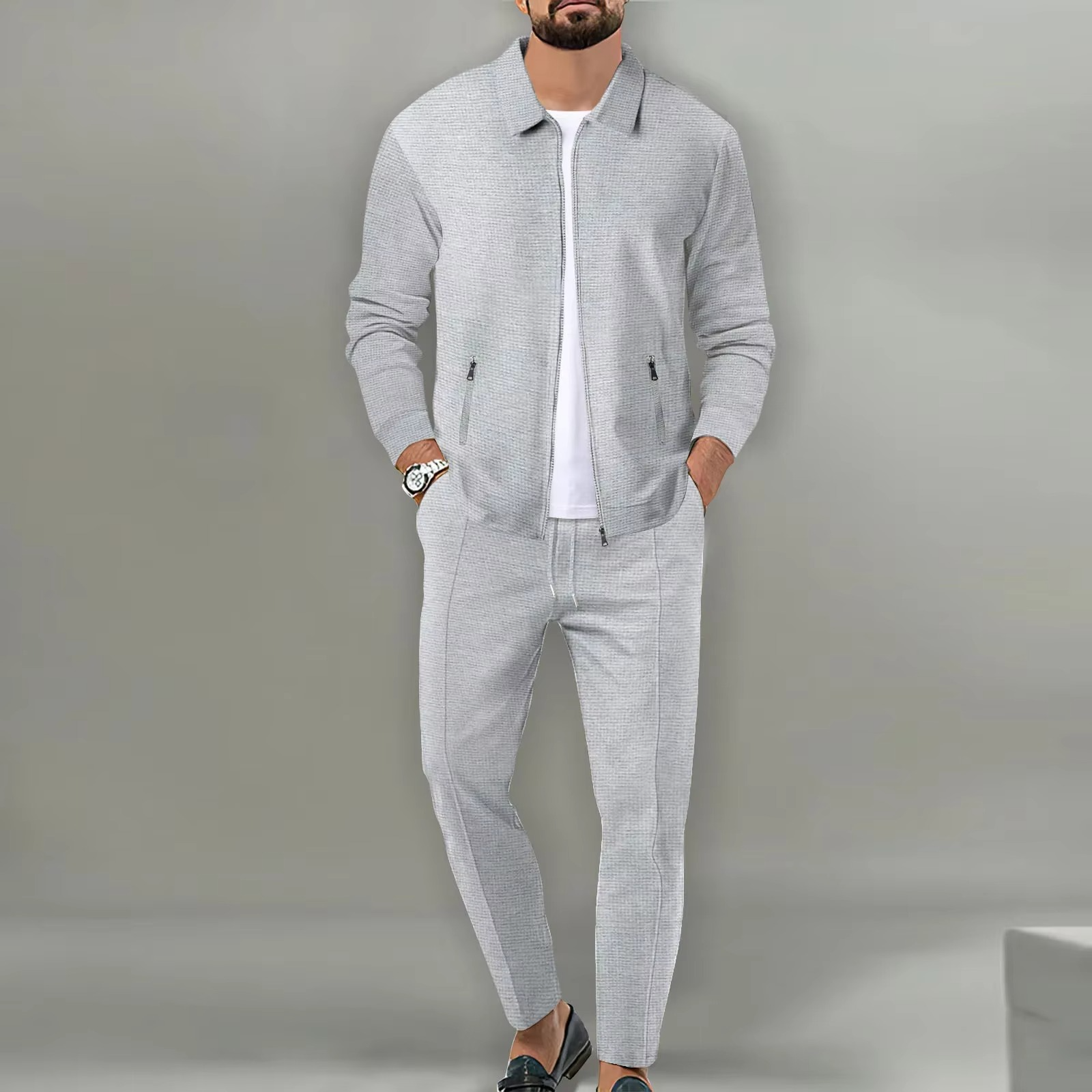 Gideon Men's Jacket - fabric and finish detail