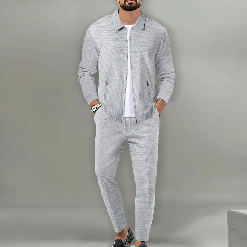 Gideon Men's Jacket - fabric and finish detail