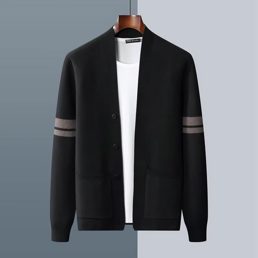 Griffin Men's Cardigan - styled view