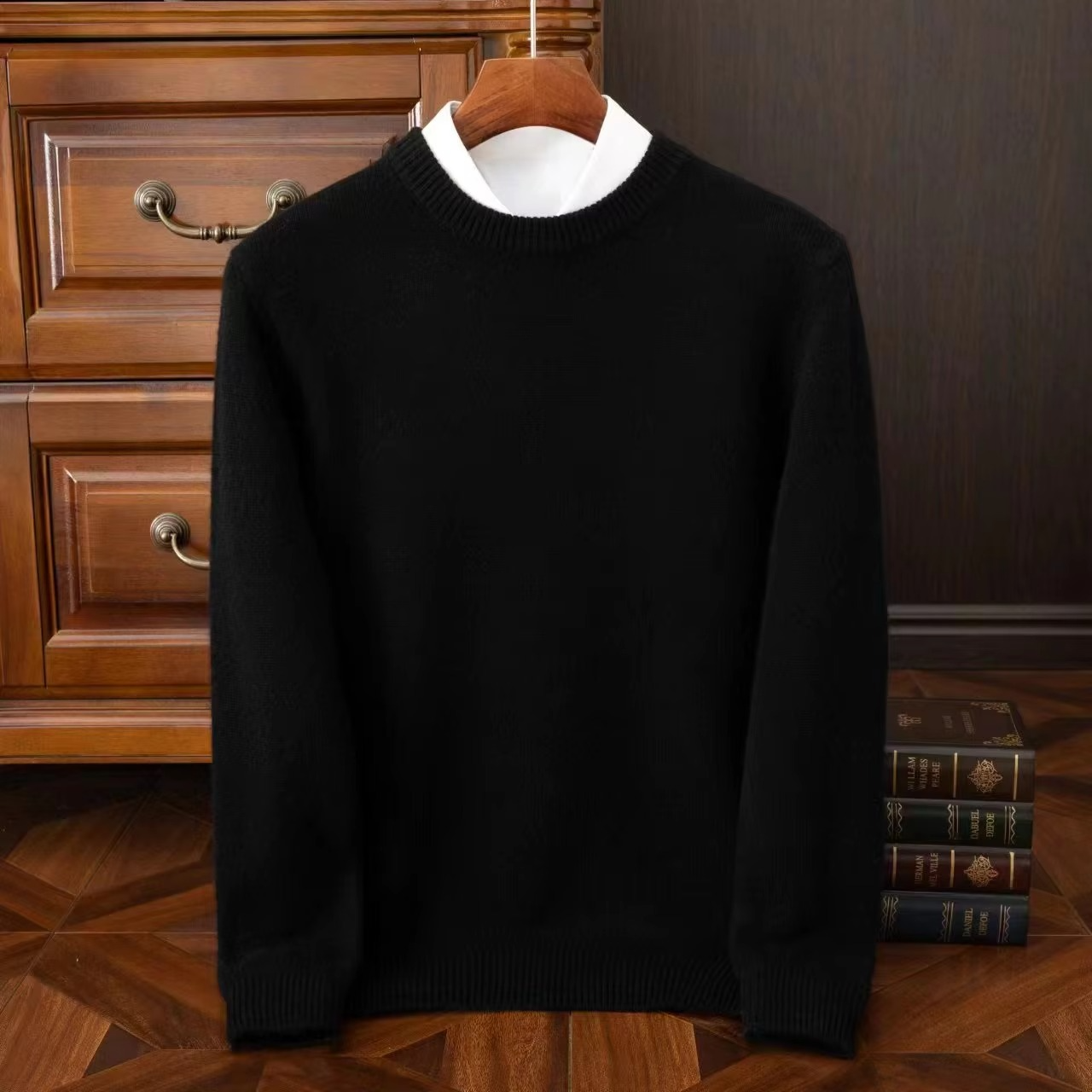 Tobias Men's Oversized Sweater - styled view