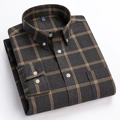 Otis Men's Plaid Shirt - styled view