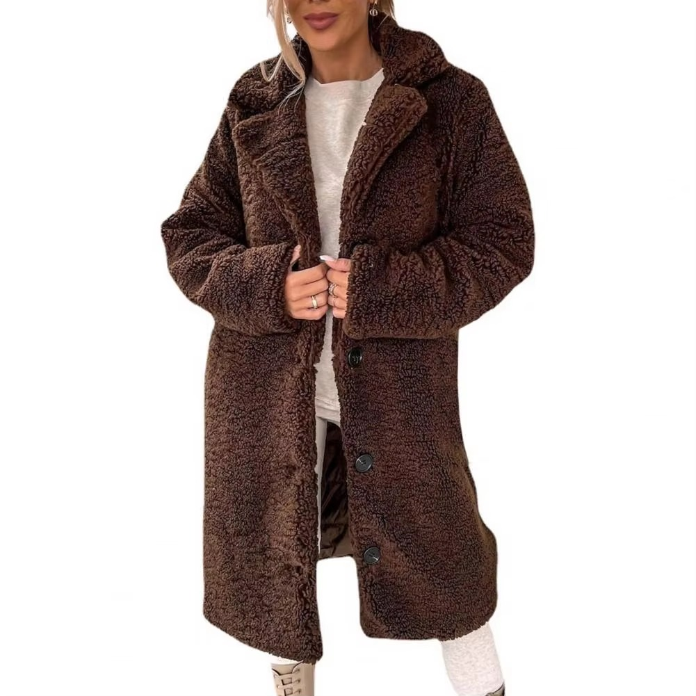 Uma Women's Oversized Trench Coat - front view