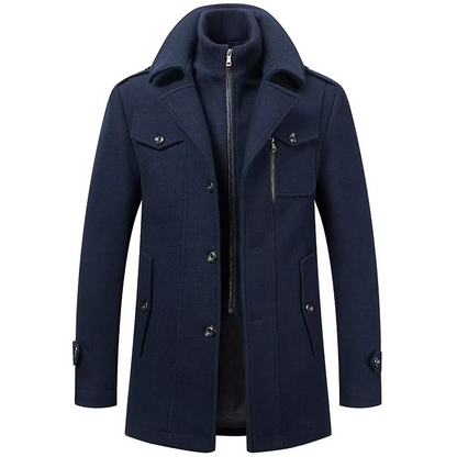 Sawyer Men's Trench Coat - full-length view