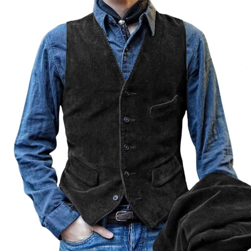 Tobias Men's Vest - back view