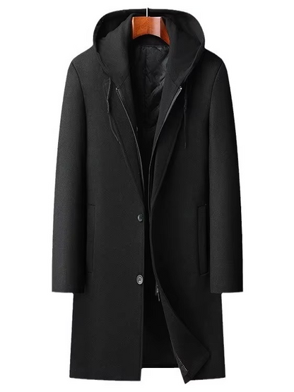 Vance Men's Trench Coat - back view