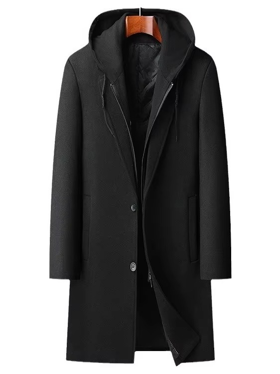 Vance Men's Trench Coat - back view