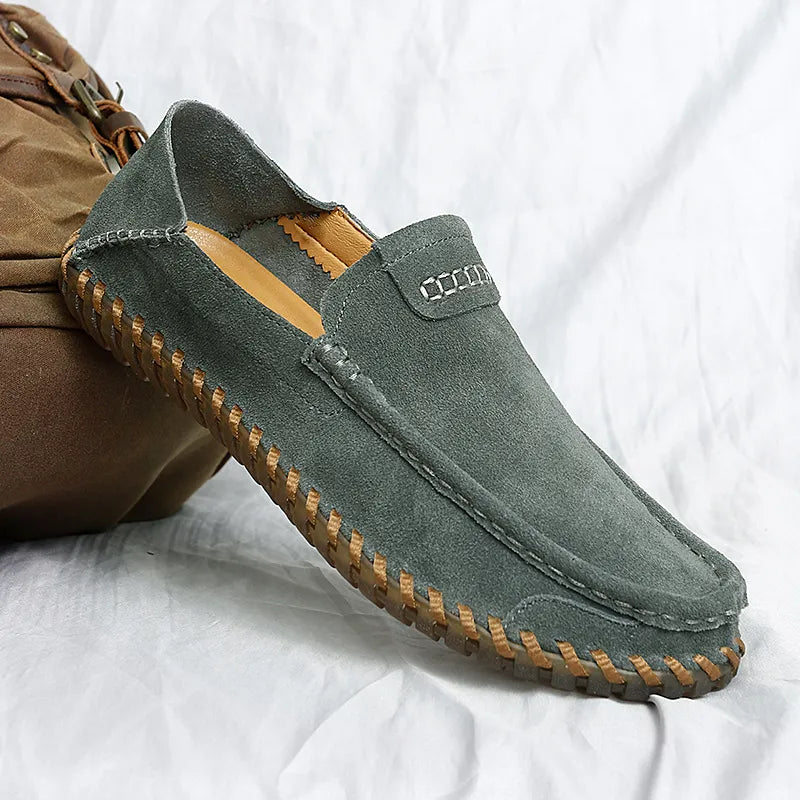 Rhys Men's Suede Loafers - front view
