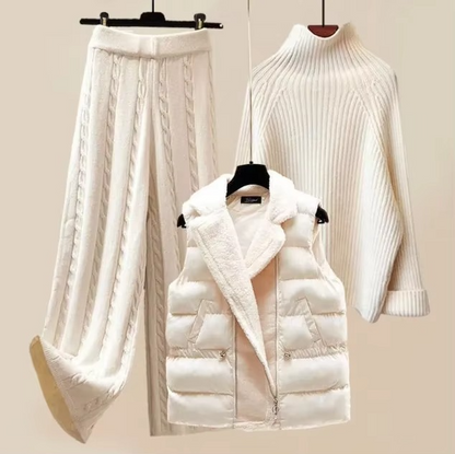 Rhea Women's Wide Leg Sweater - flat lay