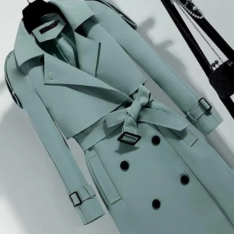Camille Women's Trench Coat | Classic, Double Breasted