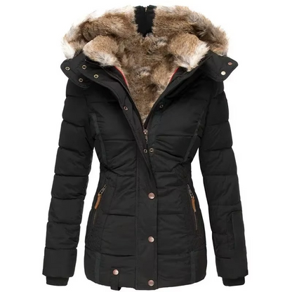 Hattie Women's Coat - fabric and finish detail
