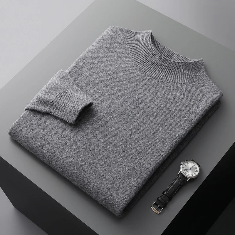 Casper Men's Ribbed Knit Sweater - close-up detail
