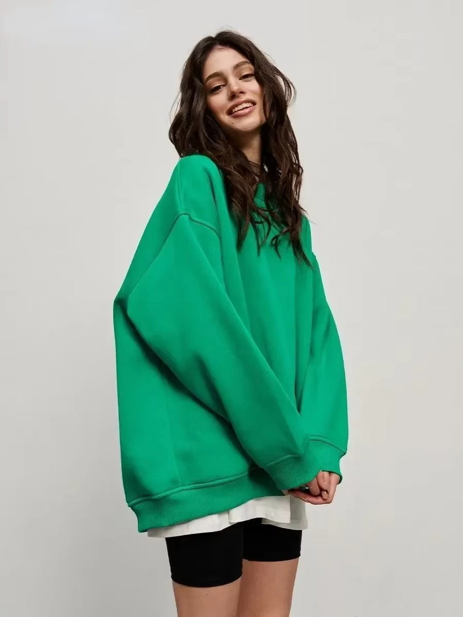 Elena Women's Oversized Sweatshirt - close-up detail