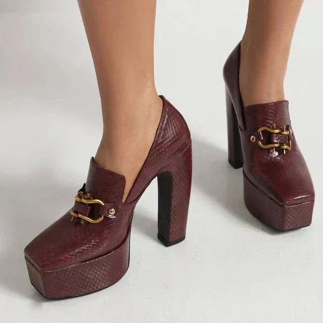 Willa Women's Platform Loafers - flat lay
