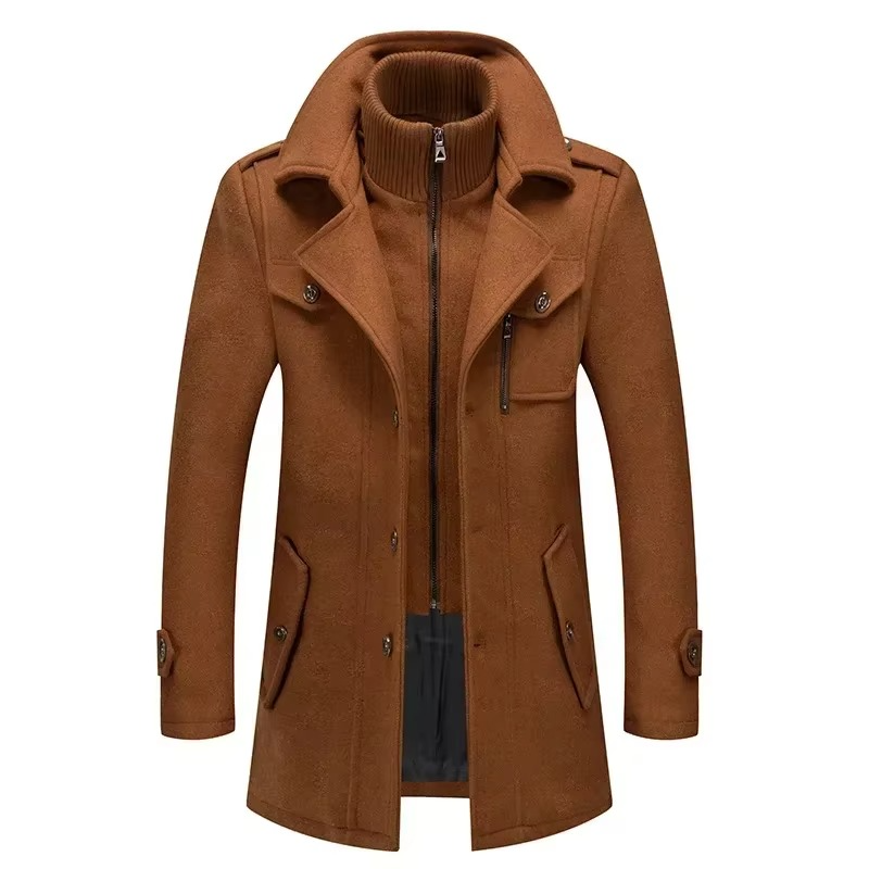 Sawyer Men's Trench Coat - close-up detail