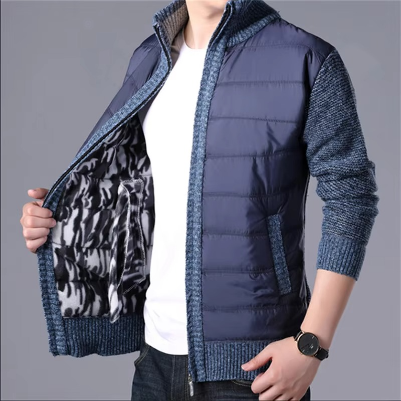 Marlow Men's Cardigan - close-up detail