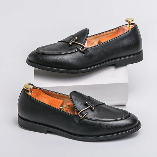 Reuben Men's Loafers - styled view