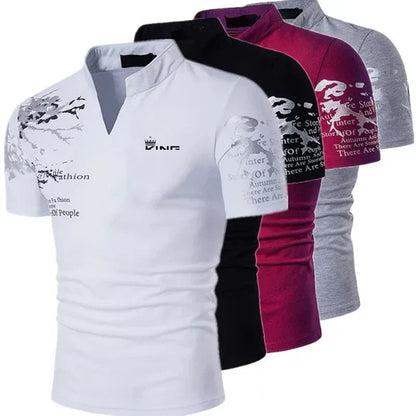 Gray Men's Shirt - full-length view