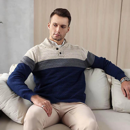 Hollis Men's Sweater - styled view