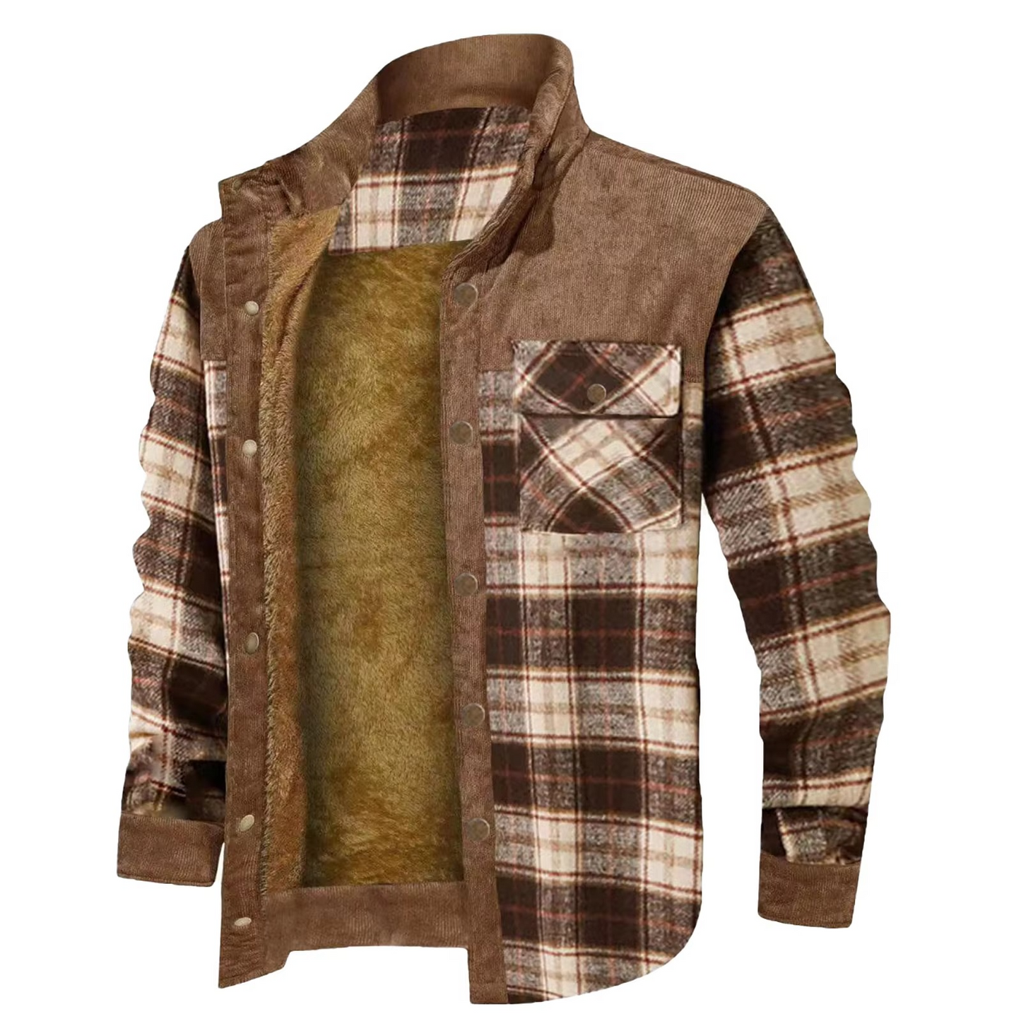 Ulric Men's Plaid Jacket - back view
