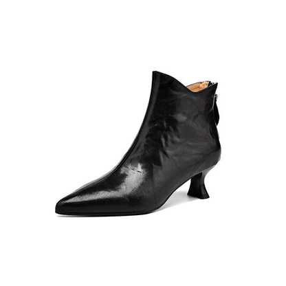 Hattie Women's Block Heel Ankle Boots - flat lay