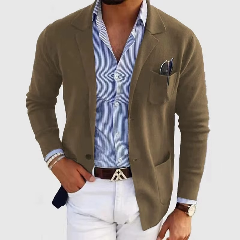 Griffin Men's Cardigan - front view