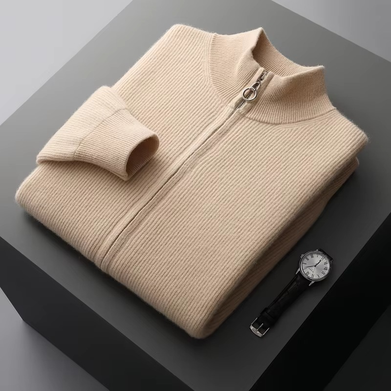 Lachlan Men's Cardigan - styled view