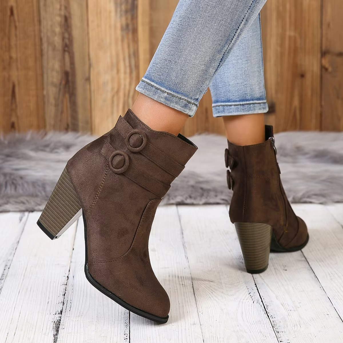 Tallulah Women's Ankle Boots - back view